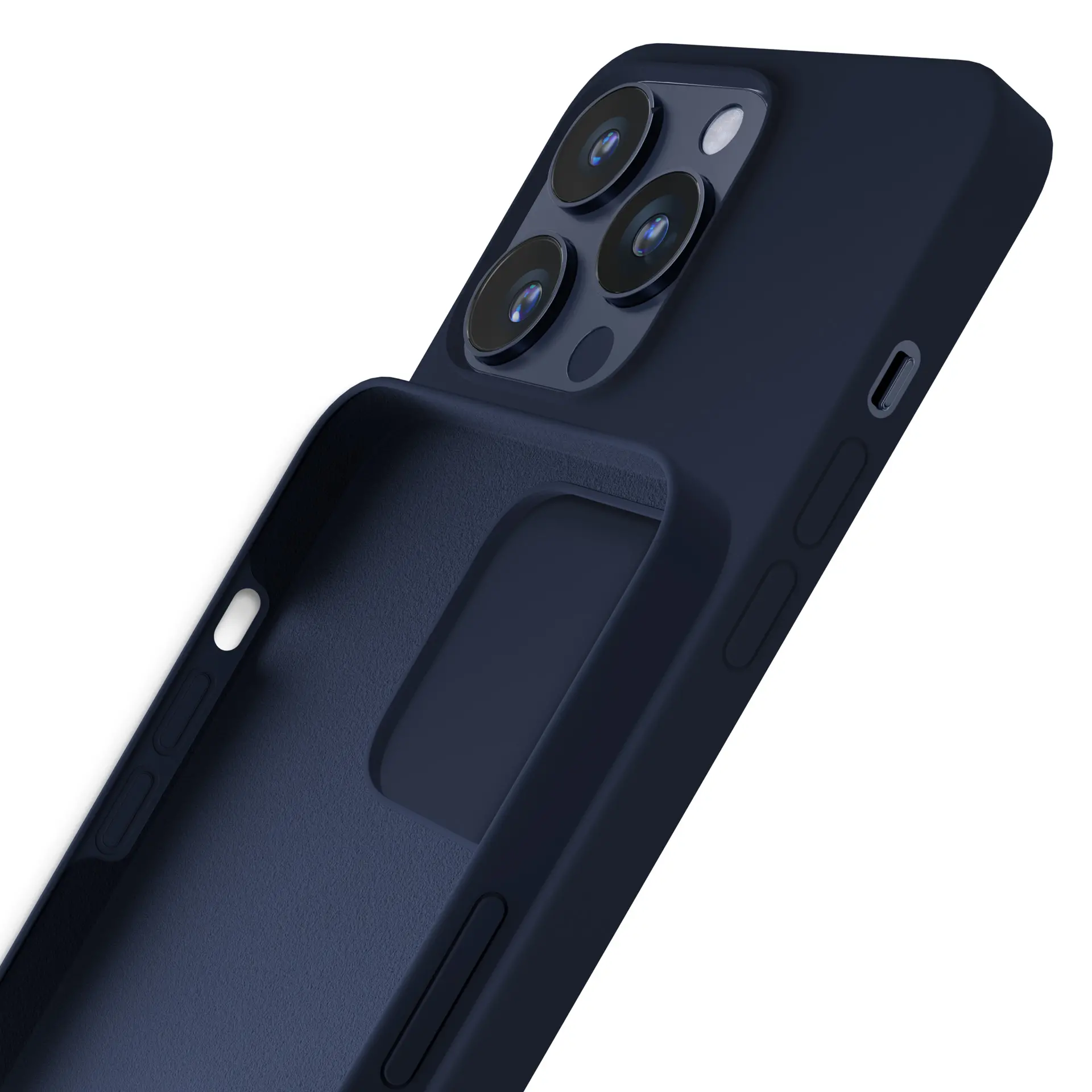 Etui 3mk Silicone Case do iPhone 15 Pro Max Niebieski