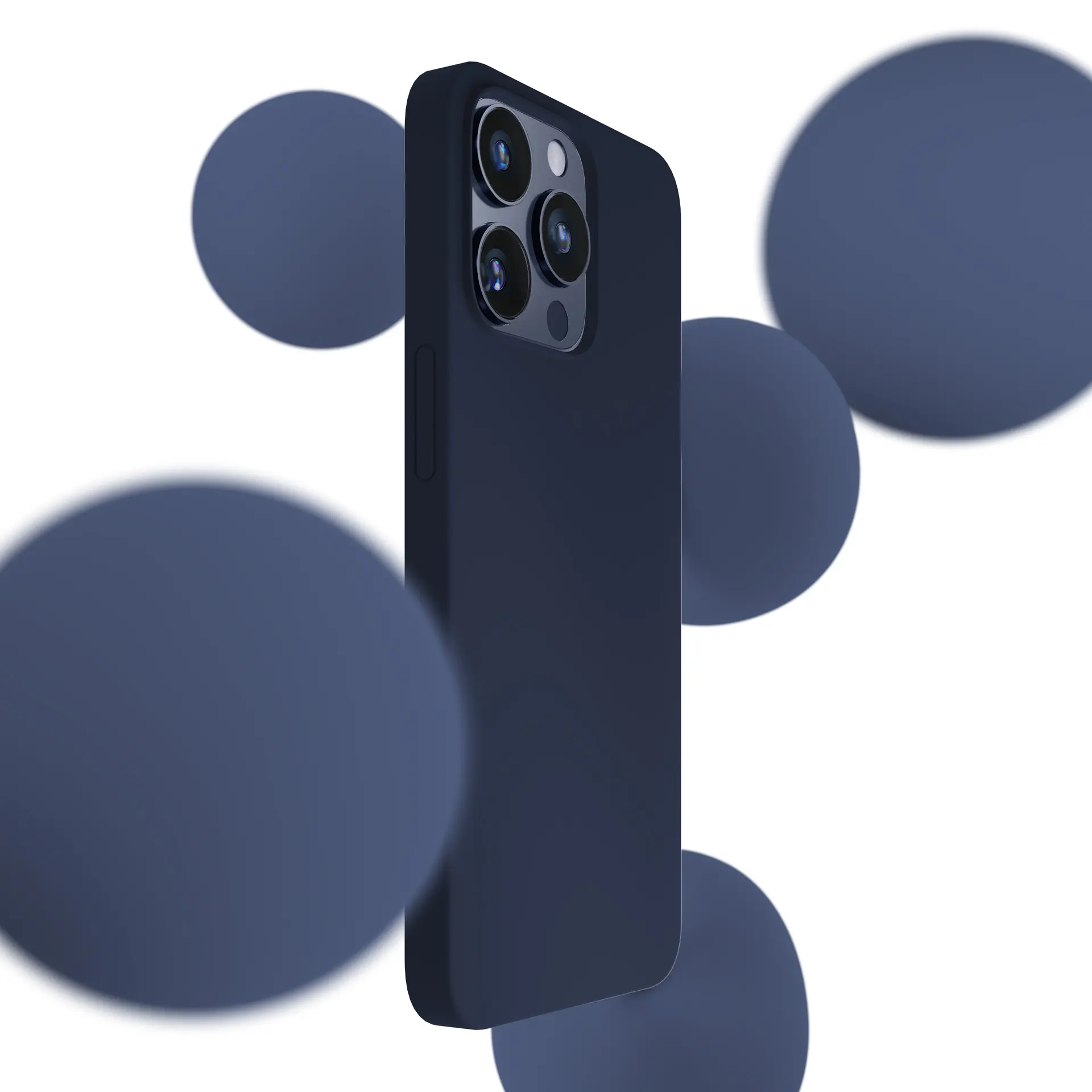 Etui 3mk Silicone Case do iPhone 15 Pro Max Niebieski