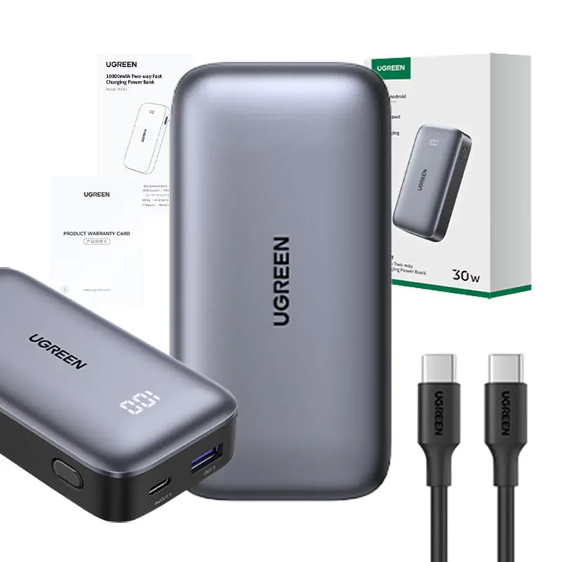 Powerbank UGREEN Nexode PB502 10000mAh , PD 30W Szary