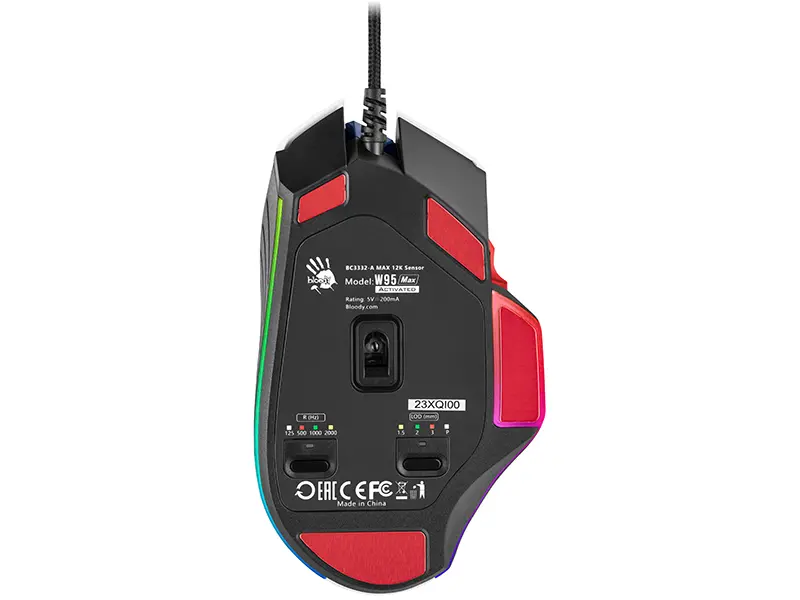 Myszka gamingowa A4tech Bloody W95Max Sports Navy Biały
