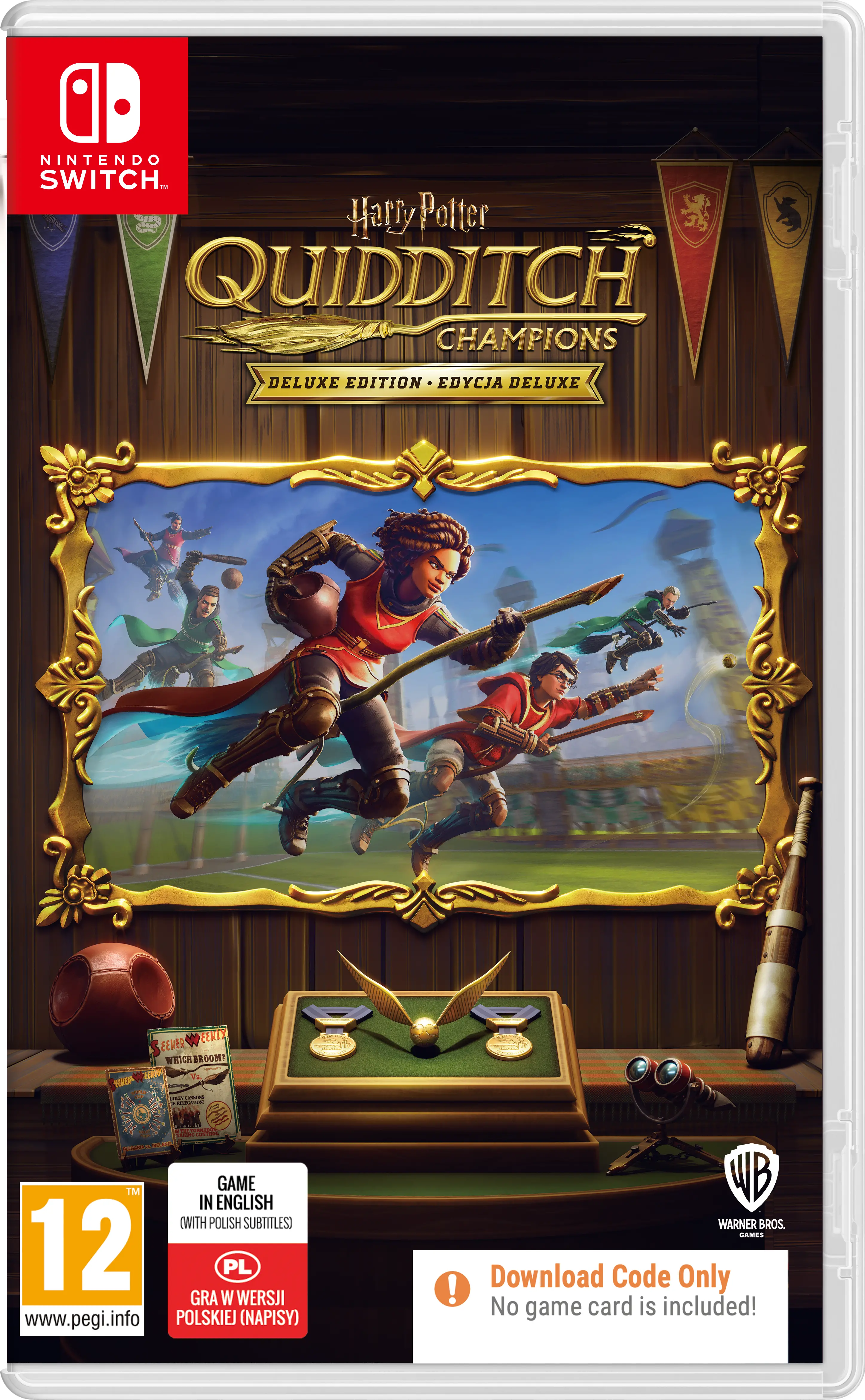 Harry Potter Mistrzowie Quidditcha Edycja Deluxe Gra na Nintendo Switch