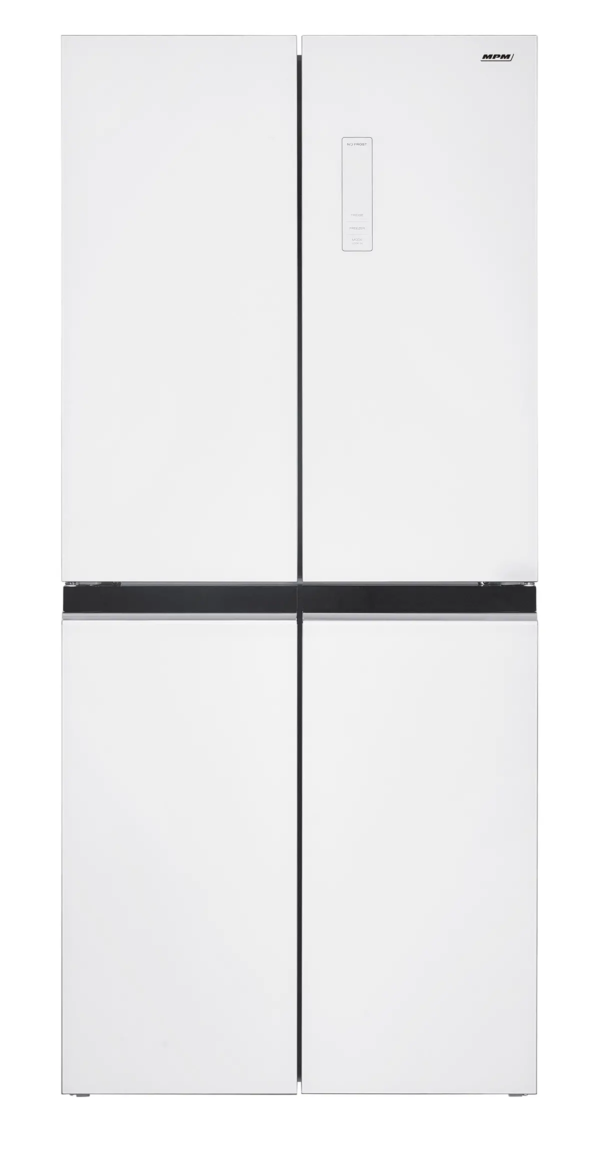 Lodówka MPM 434-SBF-08 Pełny No Frost 180cm Komora świeżości Białe szkło