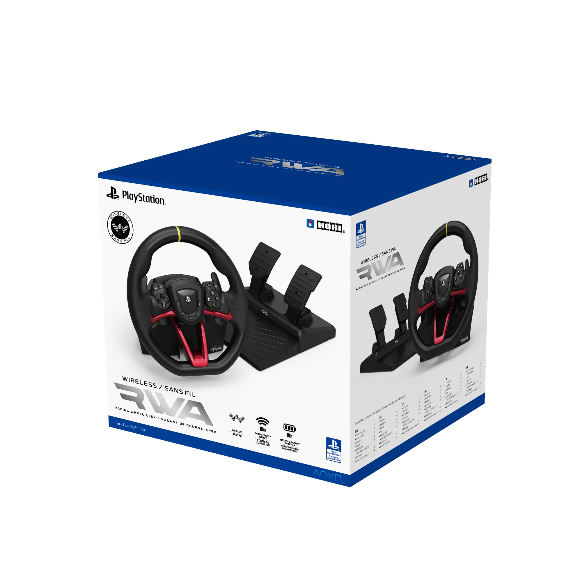 Kierownica Hori Racing Wheel Apex SPF-022U z pedałami do PS5, PS4, PC