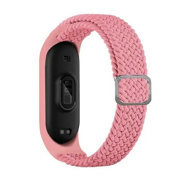 Pasek Beline do Mi Band 8 Nylon Różowy