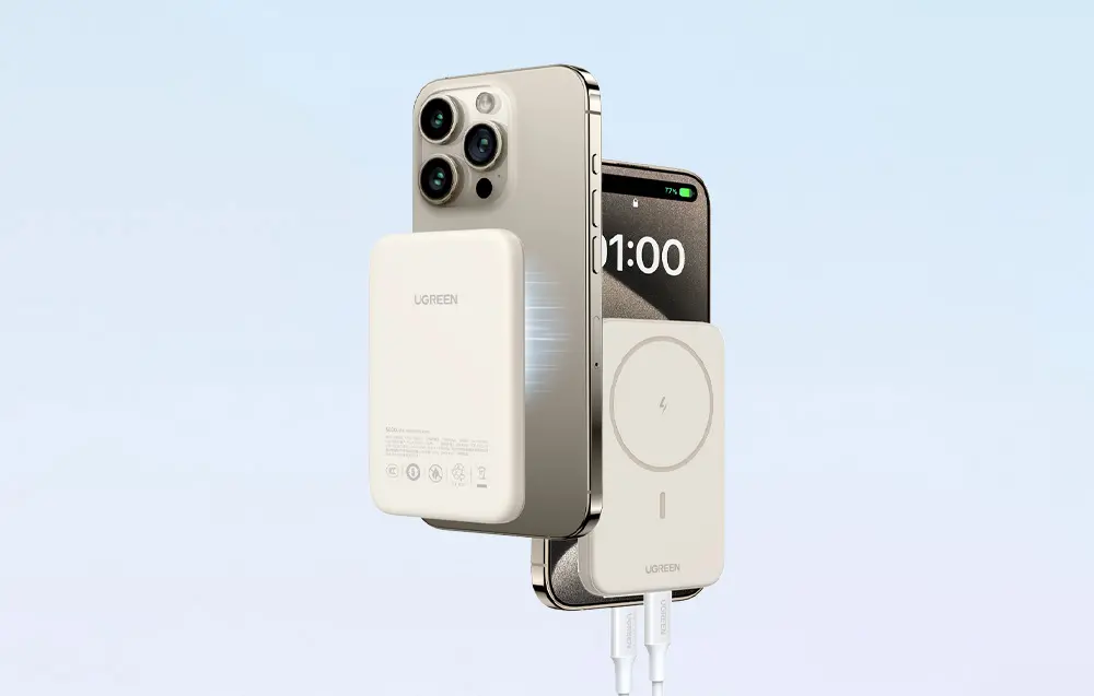 Powerbank UGREEN PB561 10000mAh 15W Beżowy