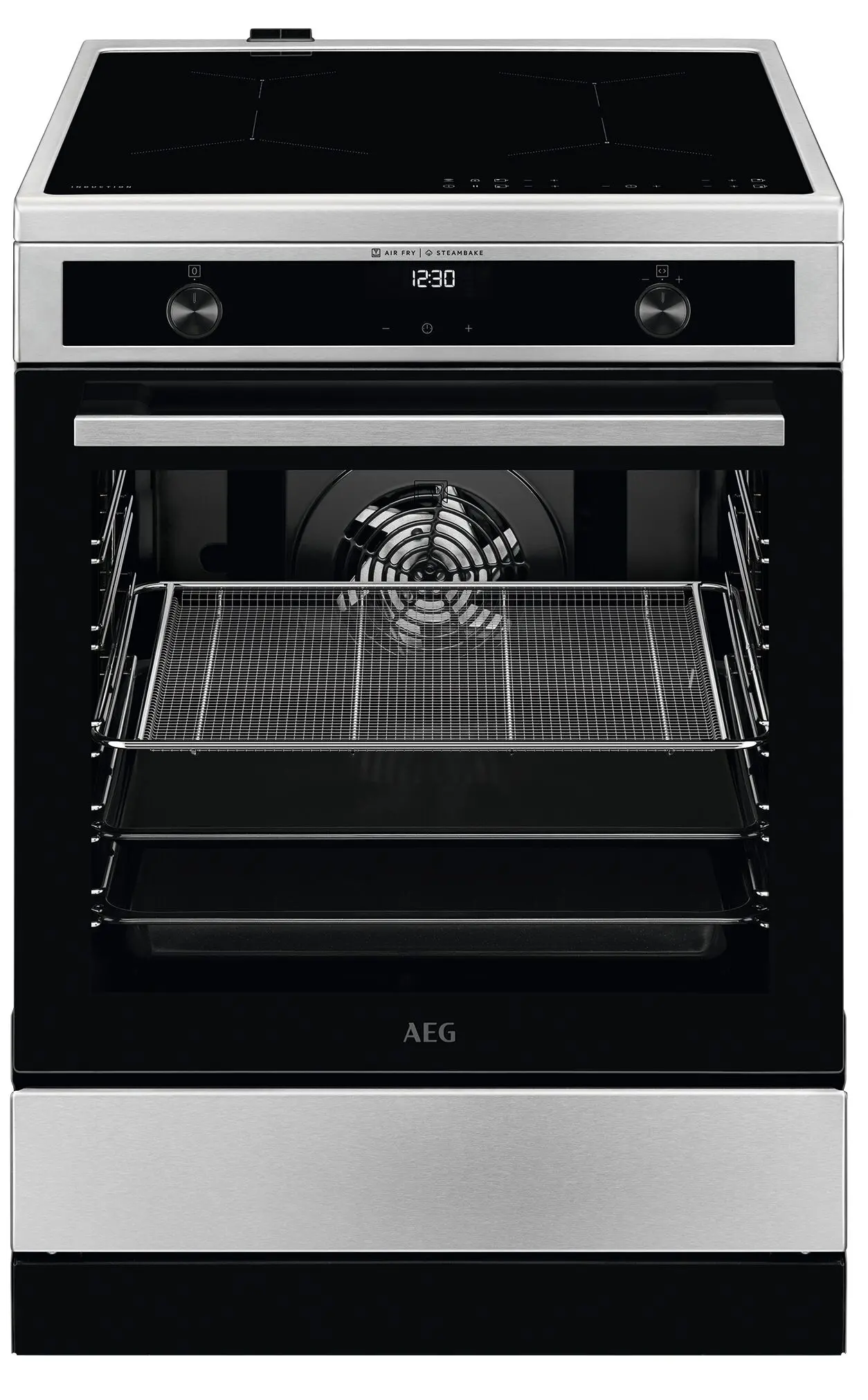 Kuchnia elektryczna AEG-Electrolux 6000 CIB6643BBM Piekarnik z funkcją pary Termoobieg AirFry