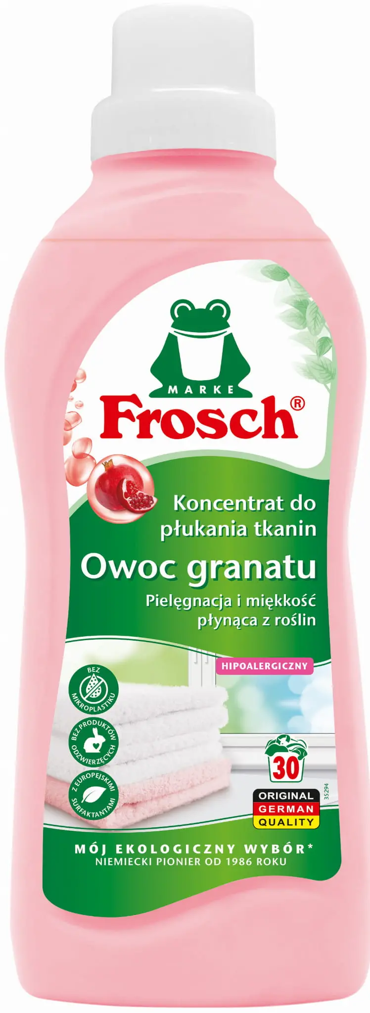 Płyn do płukania Frosch koncentrat Owoc granatu 750ml