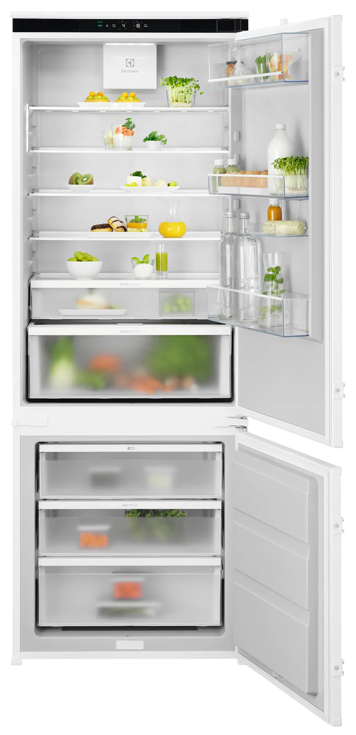 Lodówka Electrolux 700 E7TNGE75S Zamrażarka No Frost 188,4cm Szuflada z kontrolą wilgotności