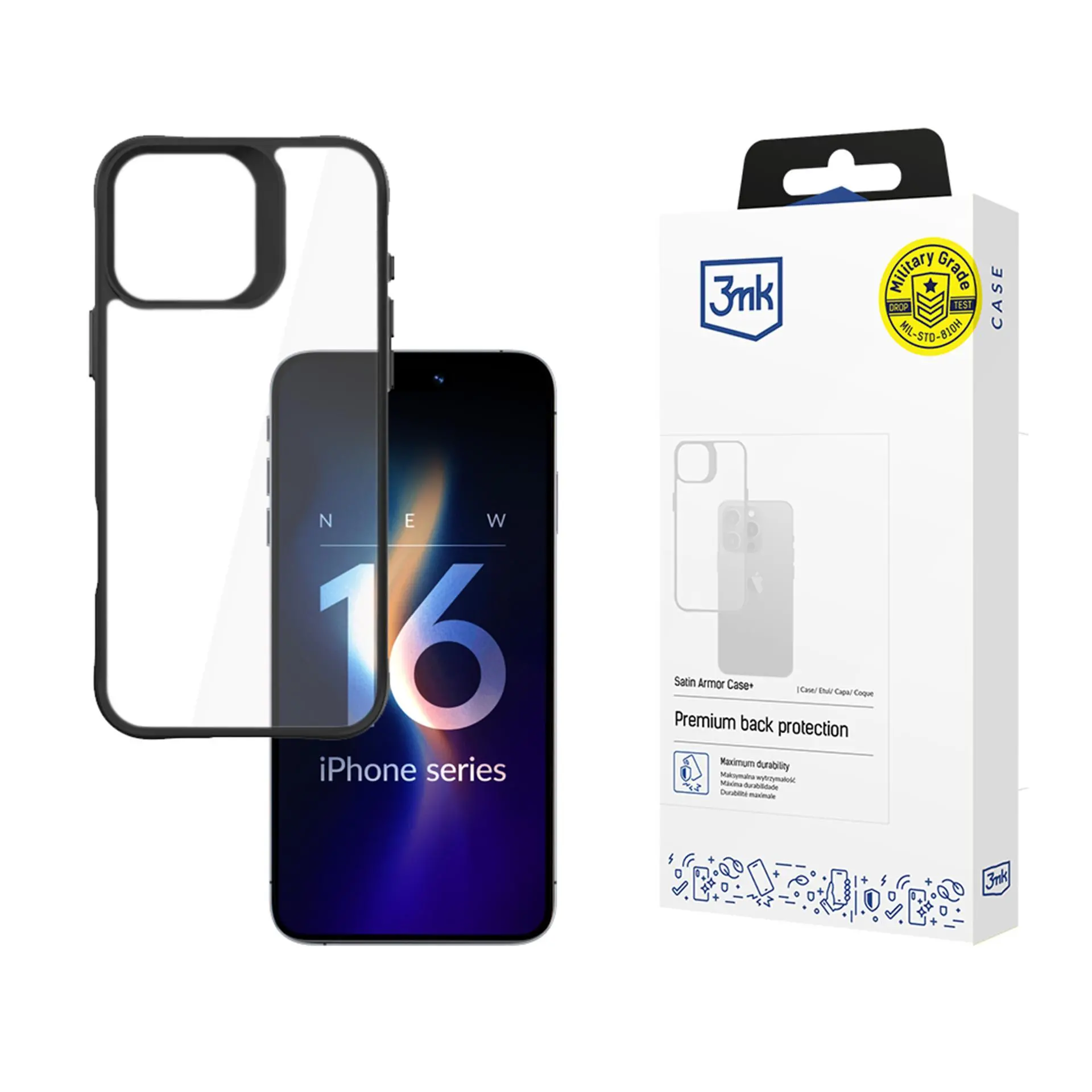 Etui 3mk Satin Armor Case+ do iPhone 16 Pro
