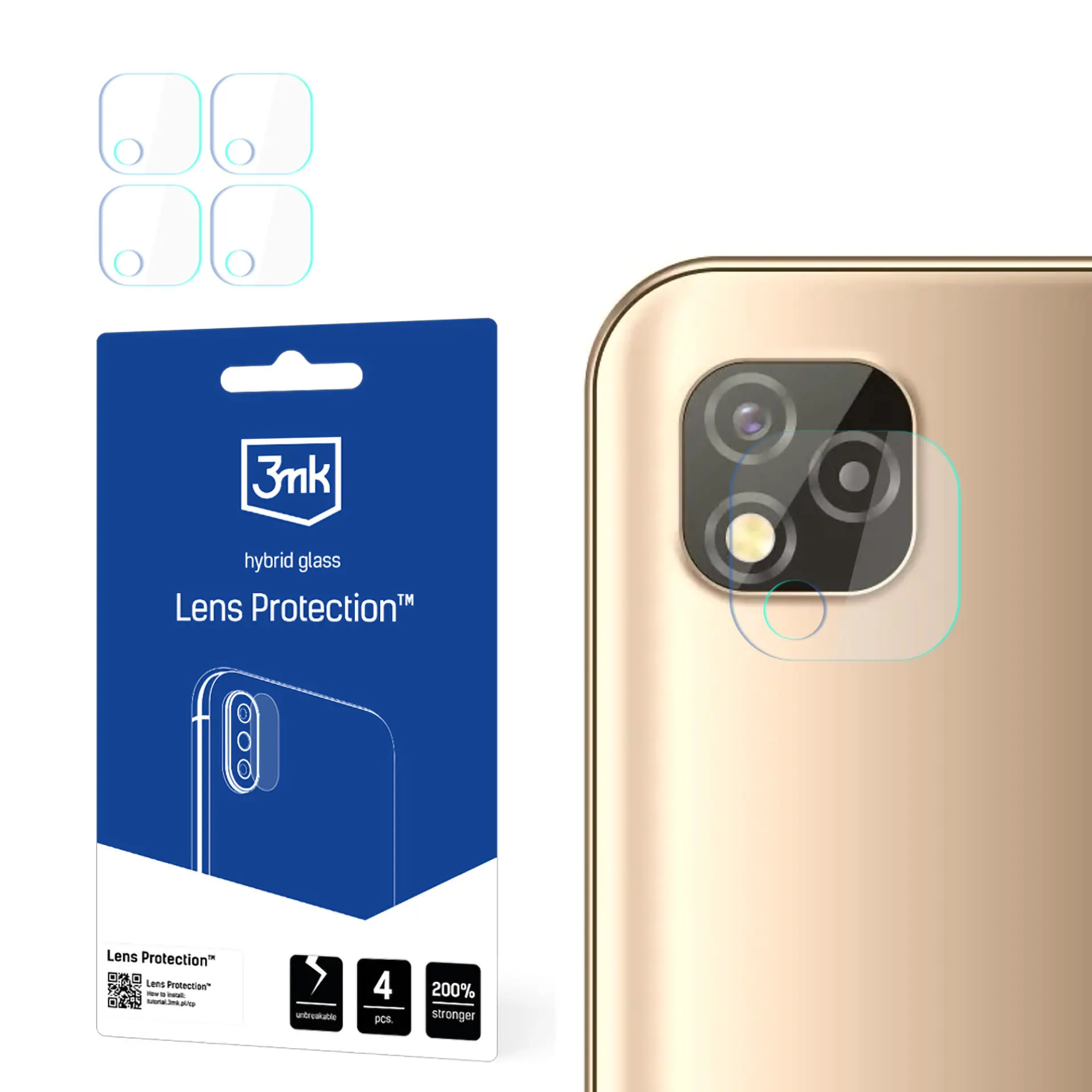 Szkło hybrydowe 3mk Lens Protection do Angage Buzz