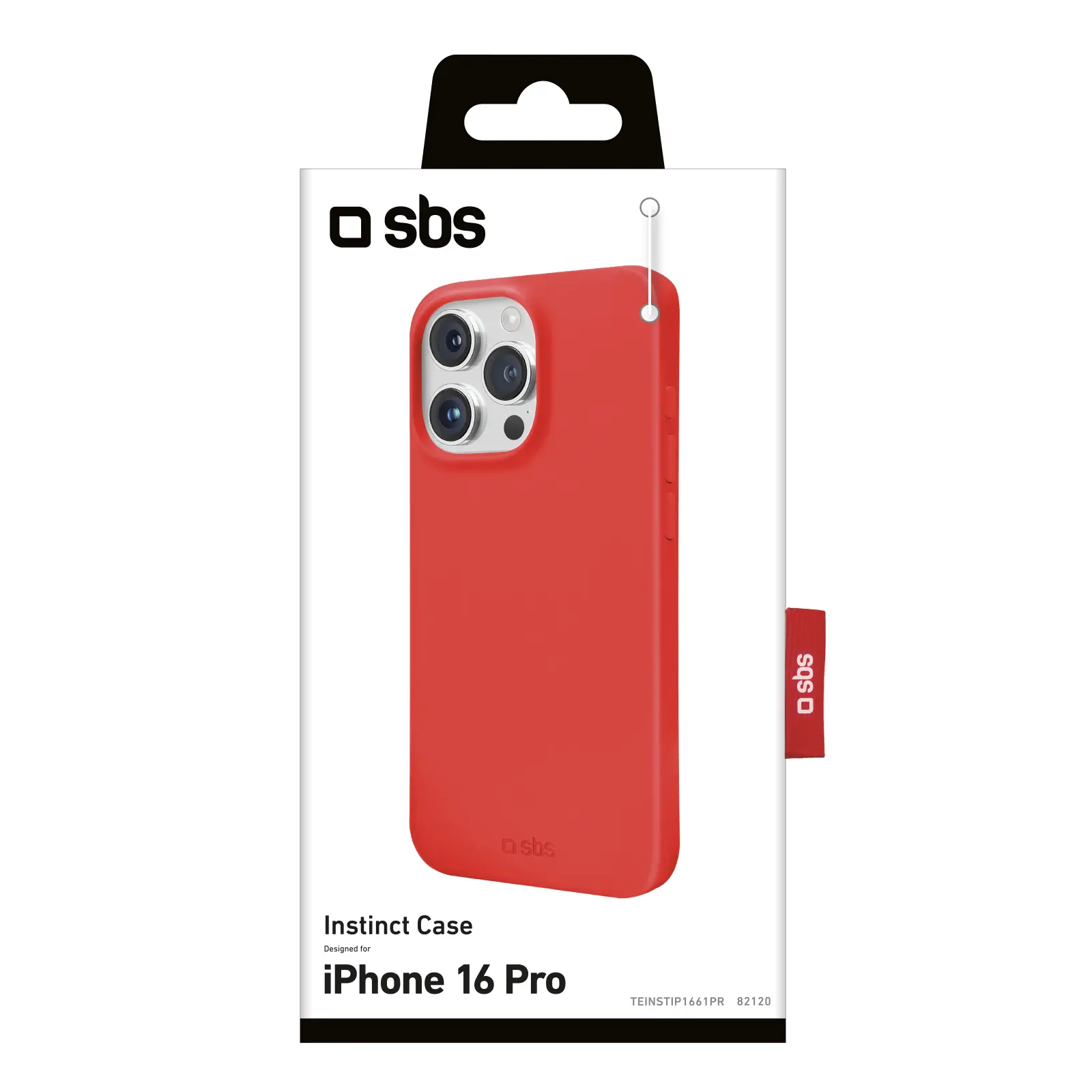 Etui SBS Instinct do iPhone 16 Pro Czerwony
