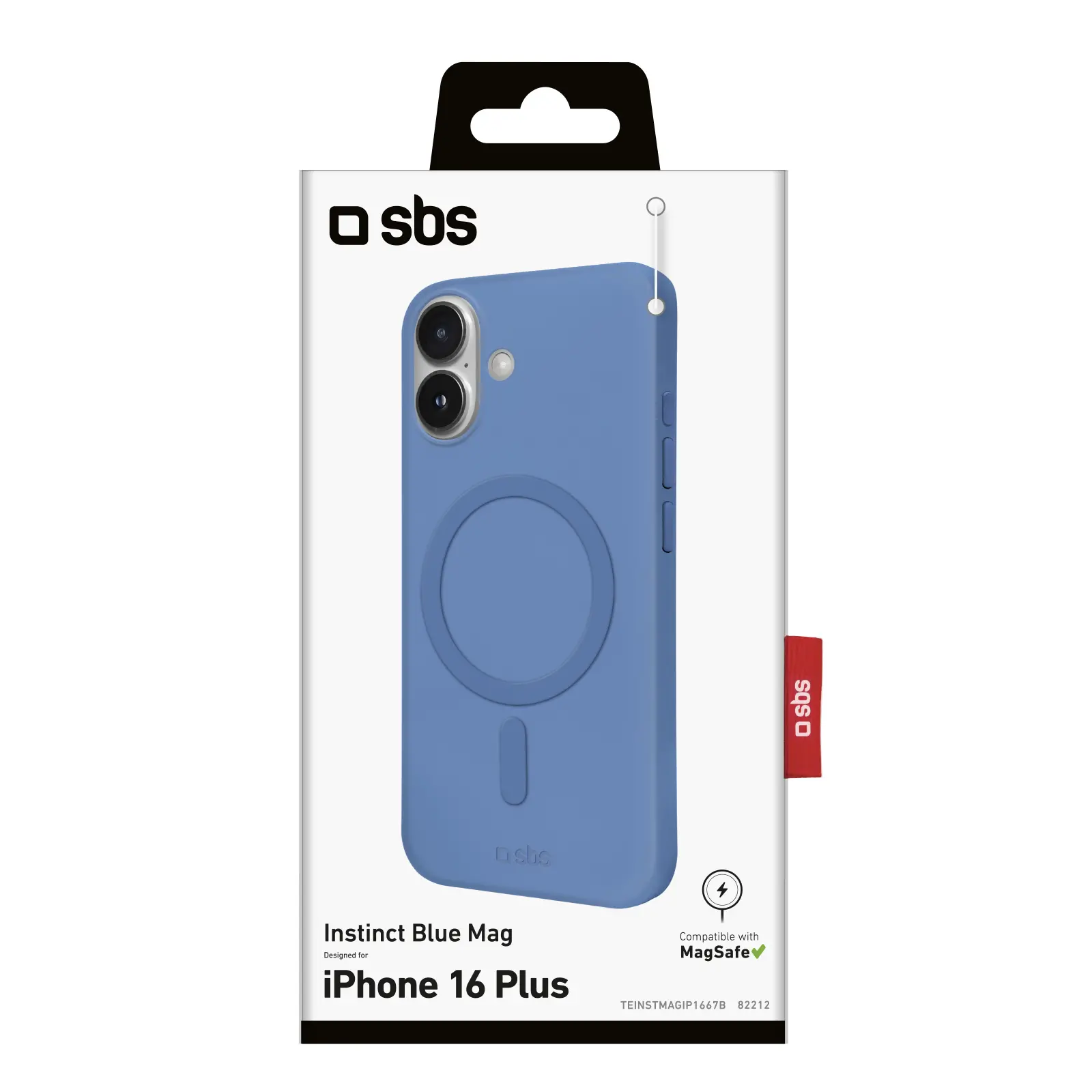 Etui SBS Instinct MagSafe do iPhone 16 Plus Niebieski