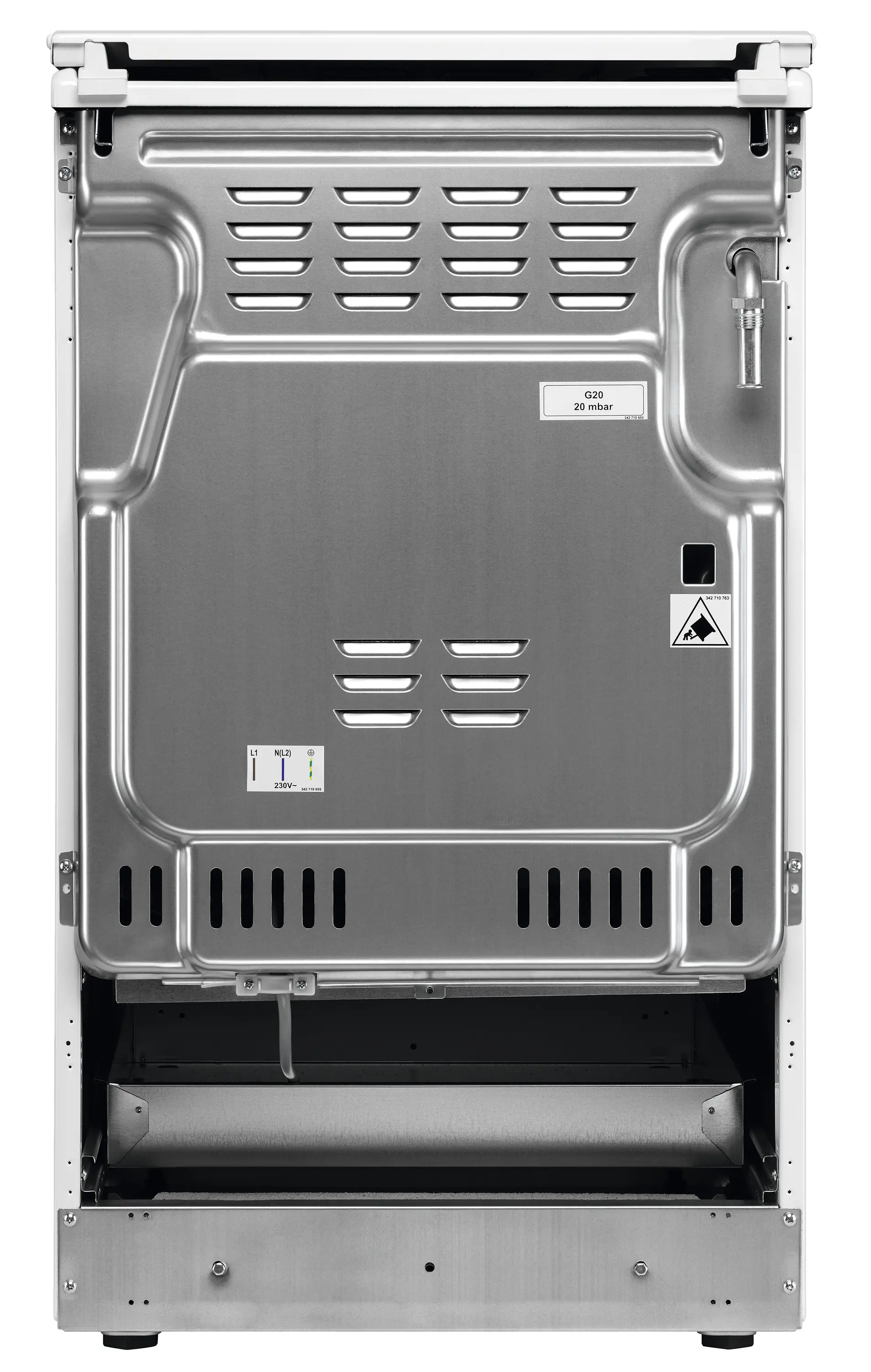 Kuchnia gazowo-elektryczna Electrolux 600 LKK564222X Pieczenie parowe Termoobieg