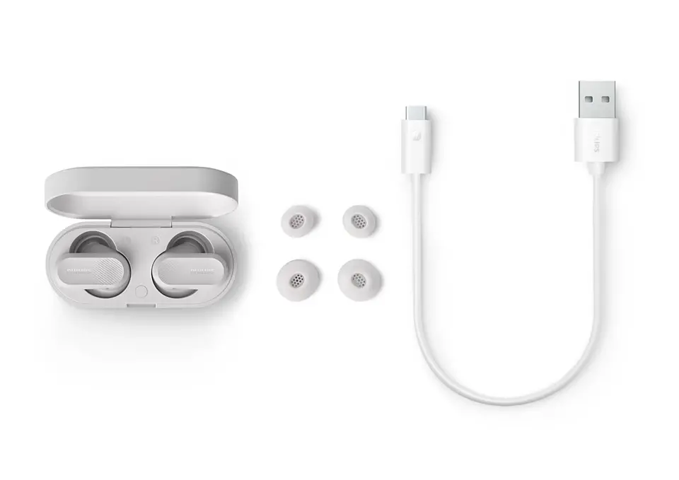 Słuchawki bezprzewodowe Philips TAT3509WT/00 Dokanałowe Bluetooth 5.3 Biały