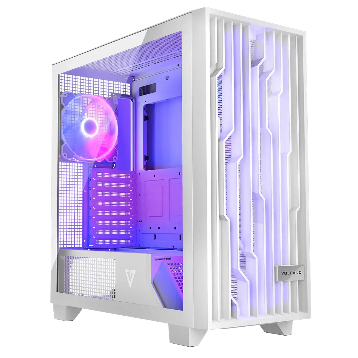 Obudowa MODECOM Perun Apex ARGB Biały