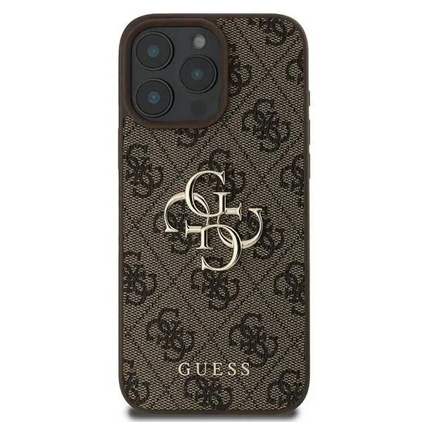 Etui Guess hardcase 4G Big Logo iPhone 16 Pro Brązowy