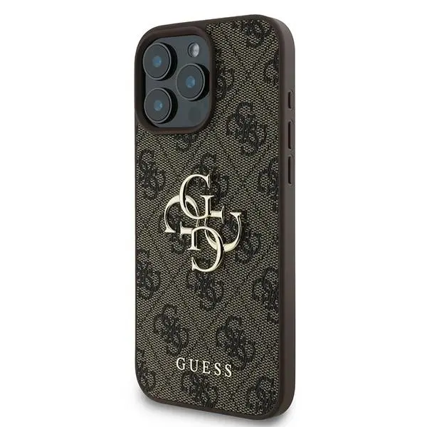 Etui Guess hardcase 4G Big Logo iPhone 16 Pro Brązowy
