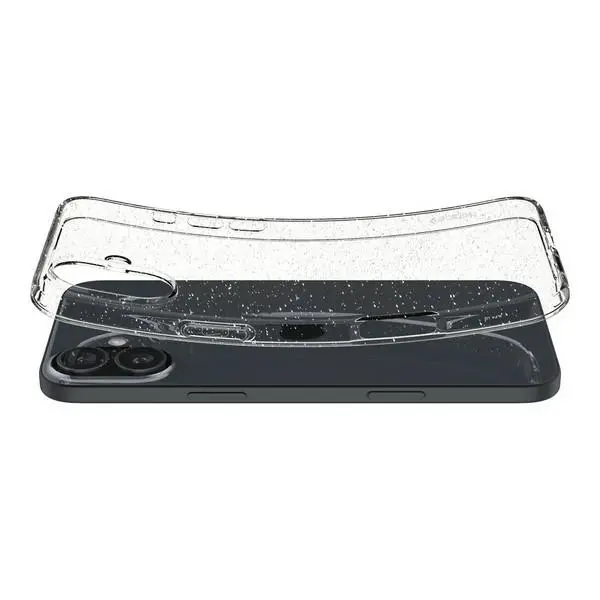 Etui Spigen Liquid Crystal Glitter do iPhone 16 Plus Przezroczysty