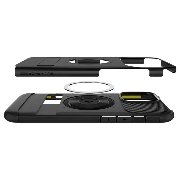 Etui Spigen Slim Armor Magsafe do iPhone 16 Pro Czarny