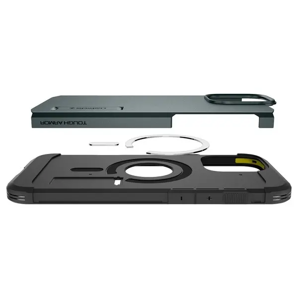 Etui Spigen Tough Armor MagSafe do iPhone 16 Pro Zielony