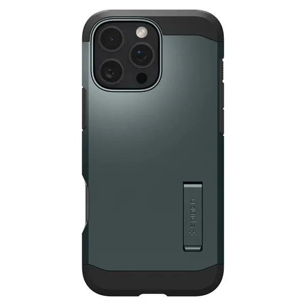 Etui Spigen Tough Armor MagSafe do iPhone 16 Pro Zielony
