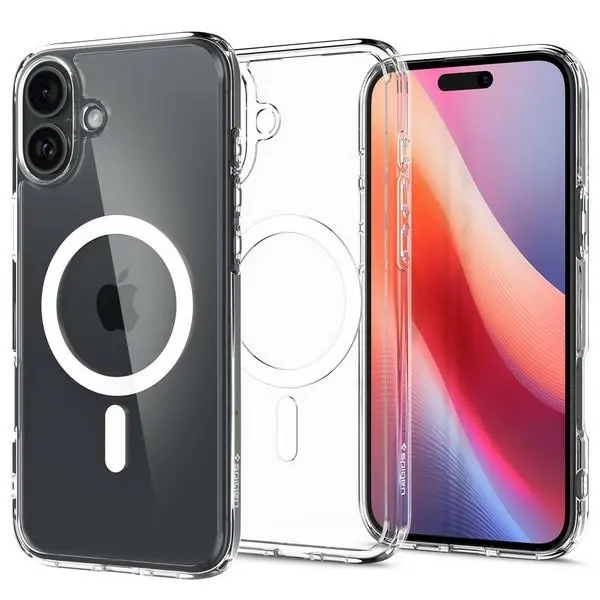 Etui Spigen Ultra Hybrid MAG iPhone 16 Plus Biały