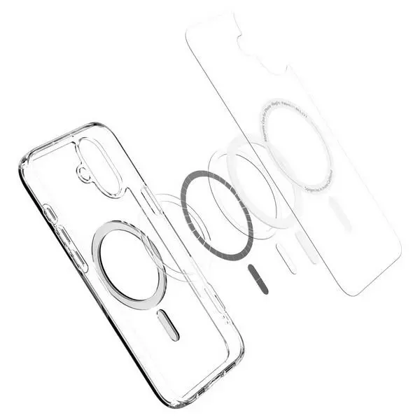 Etui Spigen Ultra Hybrid MAG iPhone 16 Plus Biały