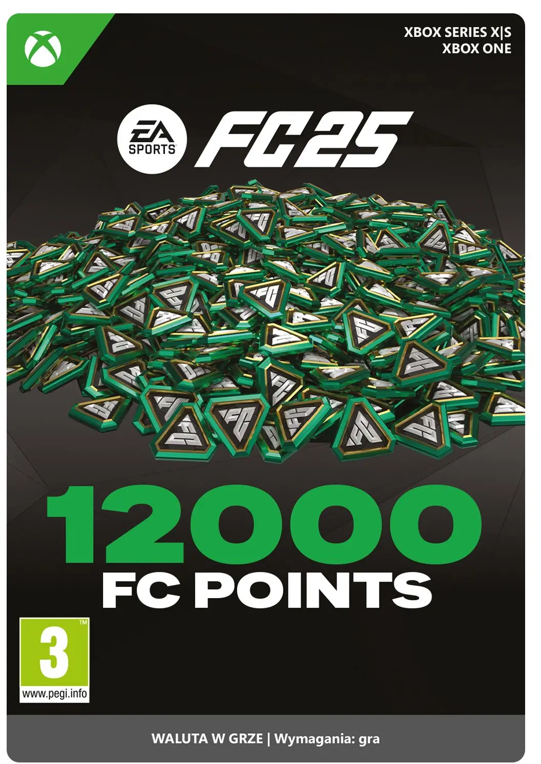 EA SPORTS FC 25 12000 Punktów [kod aktywacyjny] Xbox