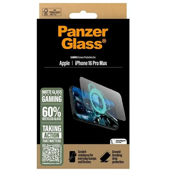 Szkło hartowane PanzerGlass Gaming Screen Protector do iPhone 16 Pro Max