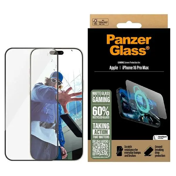 Szkło hartowane PanzerGlass Gaming Screen Protector do iPhone 16 Pro Max