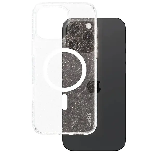 Etui PanzerGlass Flagship Star Lit Case MagSafe do iPhone 16 Pro Max Biały