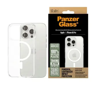 Etui PanzerGlass HardCase MagSafe do iPhone 16 Pro Przezroczysty