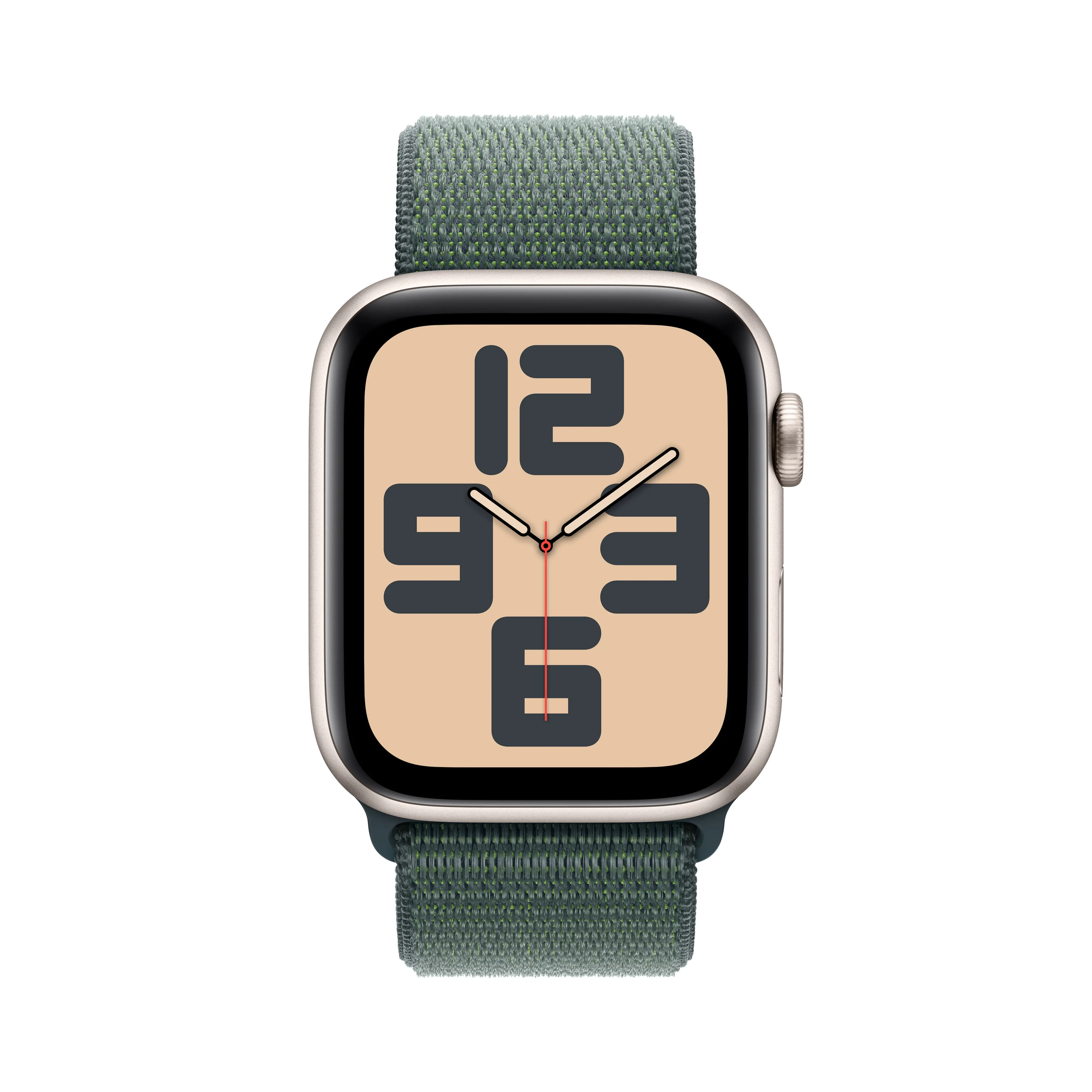 Apple Watch SE 2gen GPS + Cellular koperta 40mm z aluminium Księżycowa poświata opaska sportowa Górskie jezioro