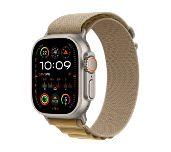 Apple Watch Ultra 2 GPS + Cellular Koperta z tytanu 49mm opaska Alpine beżowy L