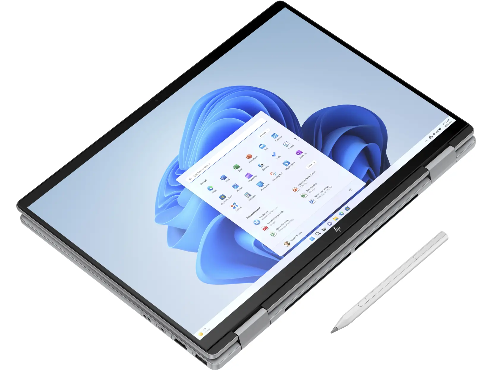 Laptop 2w1 HP Envy x360 14-fa0222nw 14" R5 8640HS 16GB RAM 512GB Dysk SSD Win11 Srebrny