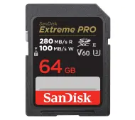 SANDISK Extreme PRO SDXC 64GB 280/100 V60