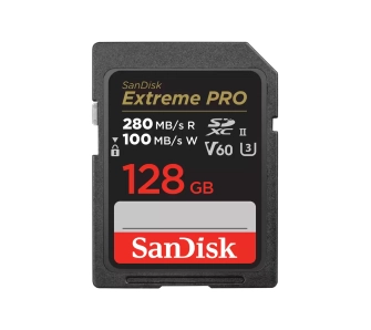 Karta pamięci SANDISK Extreme PRO SDXC 128GB 280/90 V60