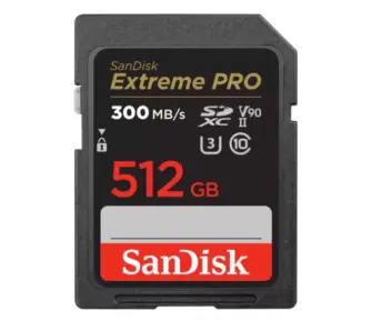 Karta pamięci SanDisk Extreme PRO SDXC 512GB 300MB/S V90