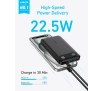 Powerbank Anker Powercore (A1257G11) 10000mAH PD 22.5W Wbudowany kabel USB-C Czarny
