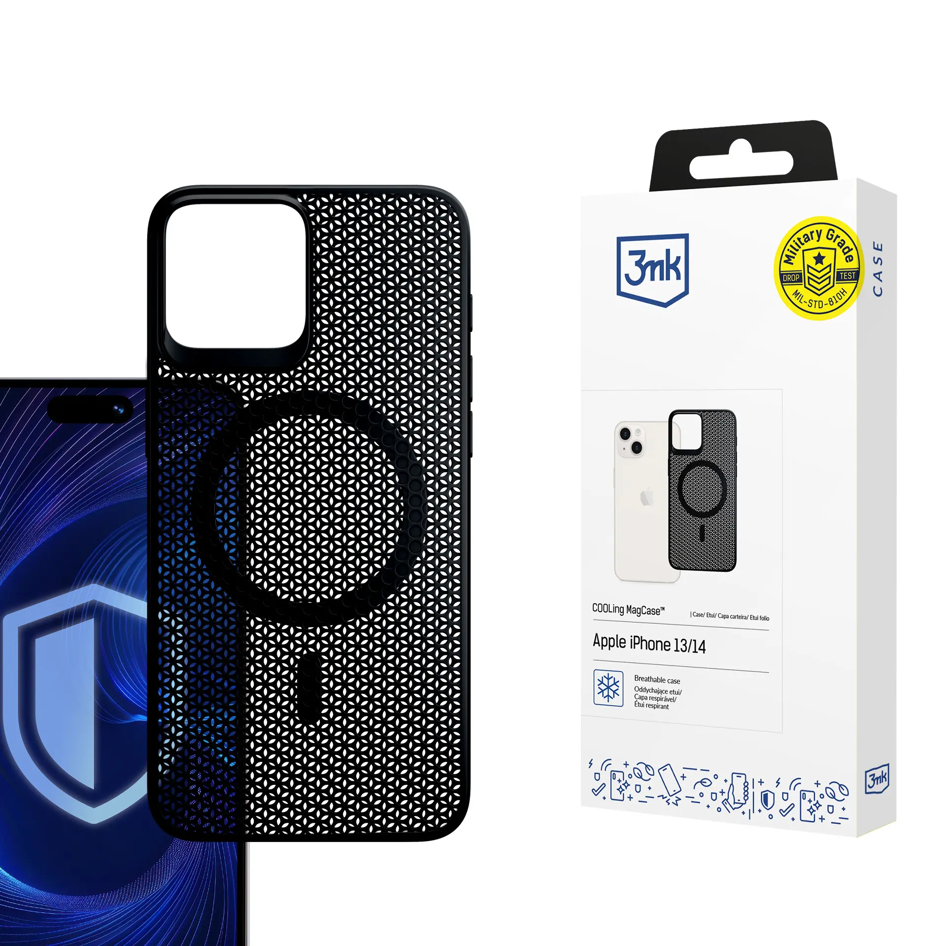 Etui 3mk COOLing MagCase do iPhone 15 Pro Max Czarny