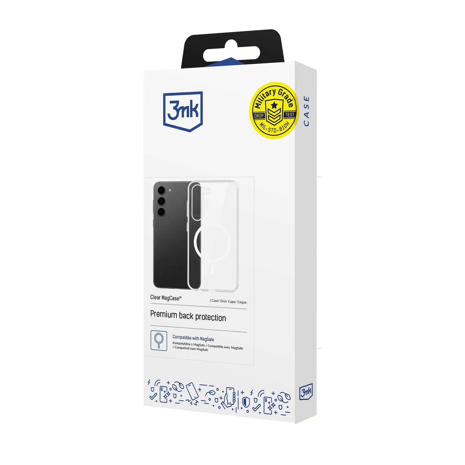 Etui 3mk Clear Magcase do Galaxy S24 Przezroczysty