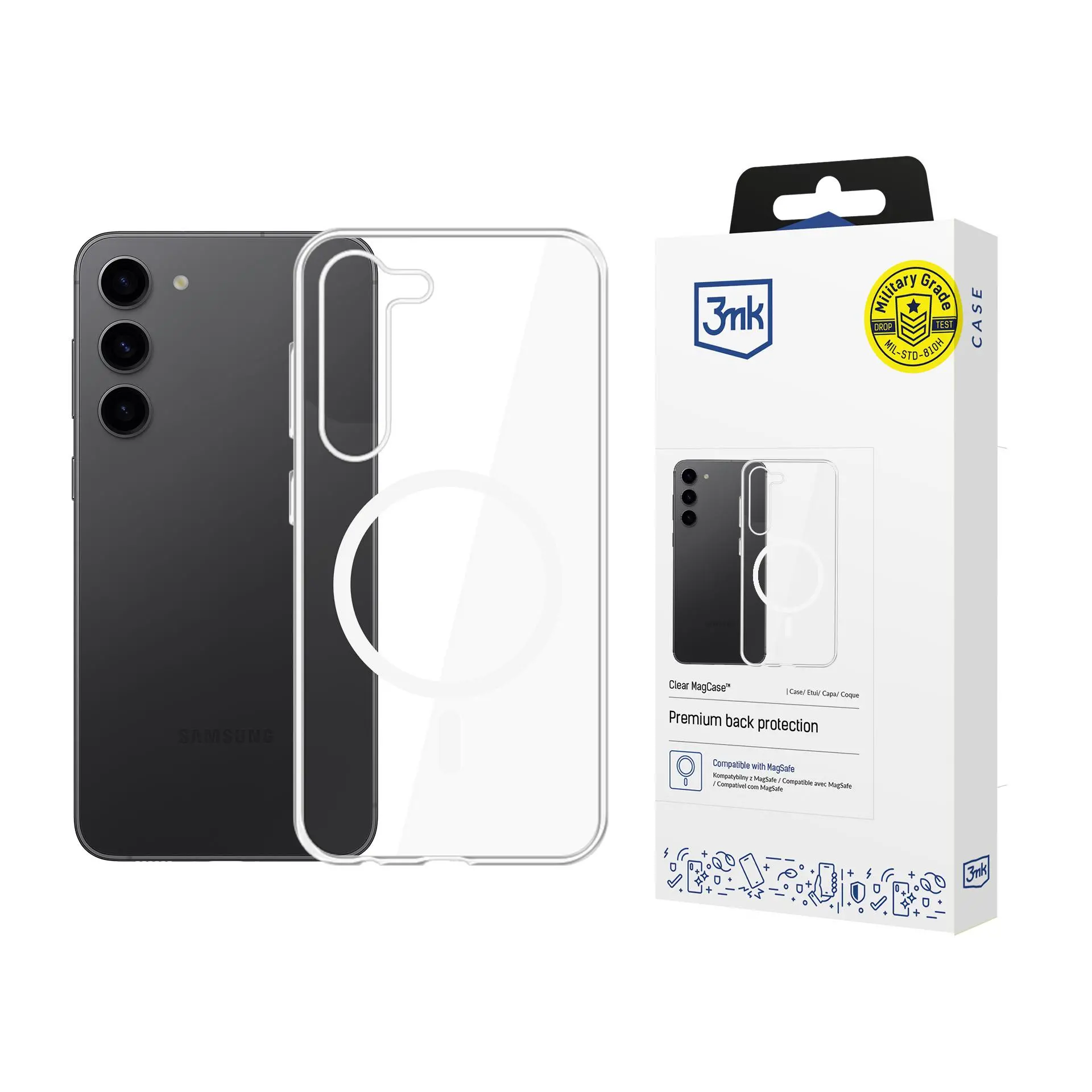 Etui 3mk Clear Magcase do Galaxy S24 Przezroczysty