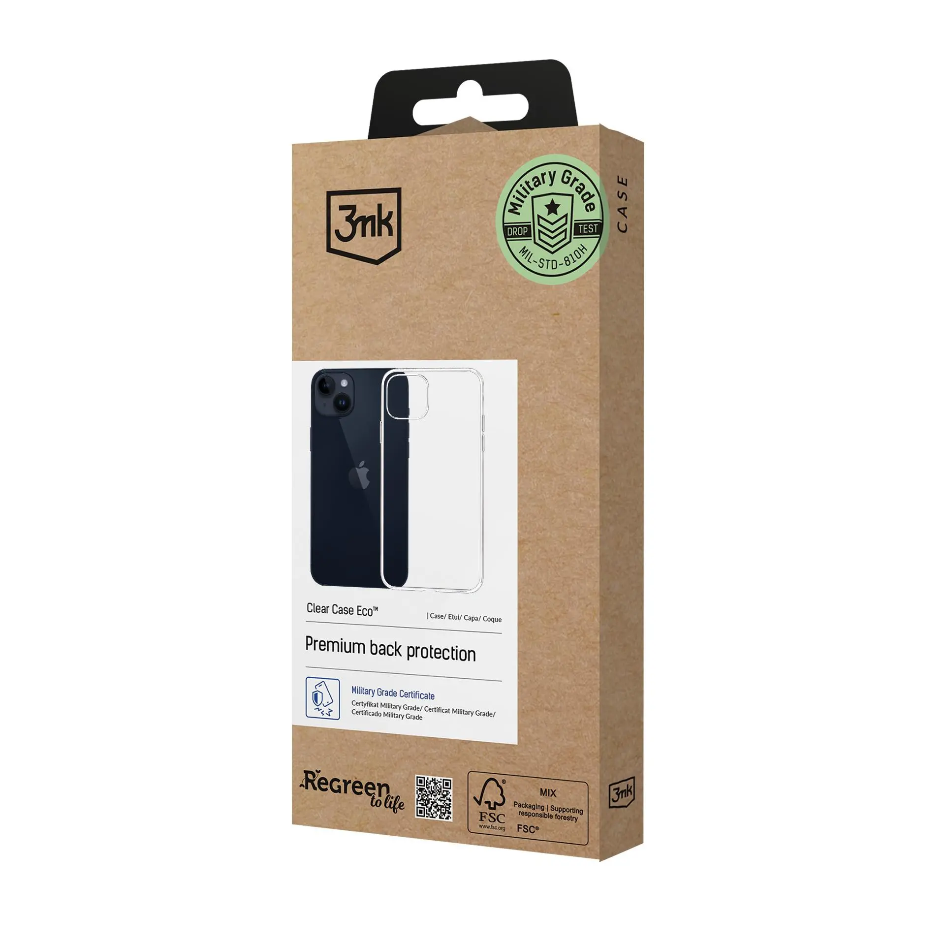 Etui 3mk Clear Case Eco do iPhone 13/14 Przezroczysty