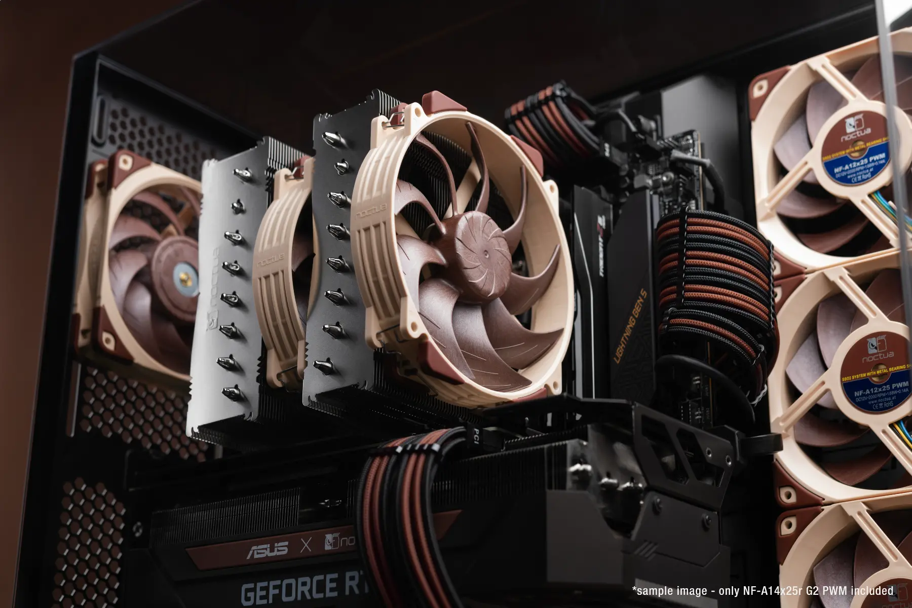 Wentylator Noctua NF-A14x25(r) G2 Beżowy