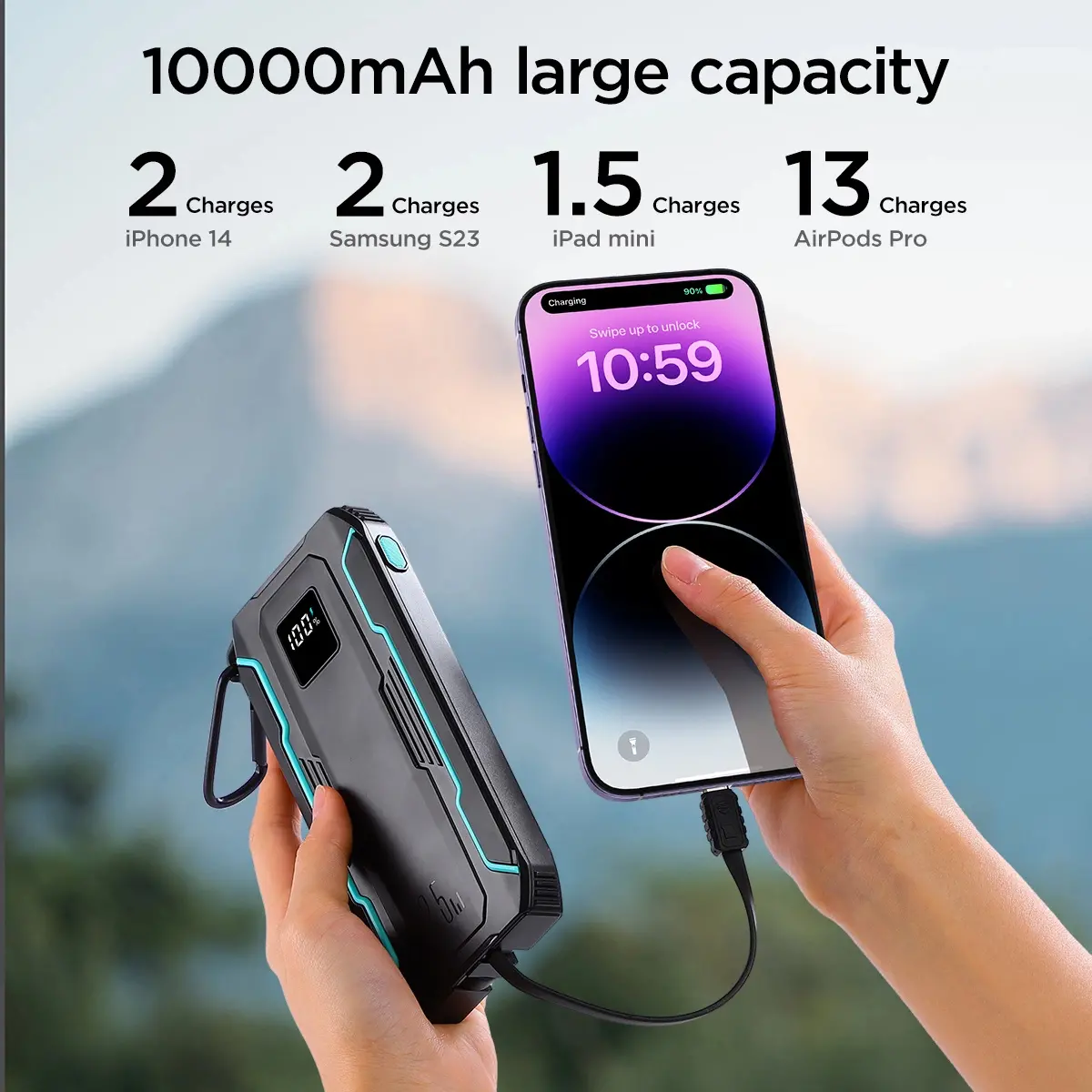 Powerbank Joyroom JR-L017 10000mAh 22,5W Czarny