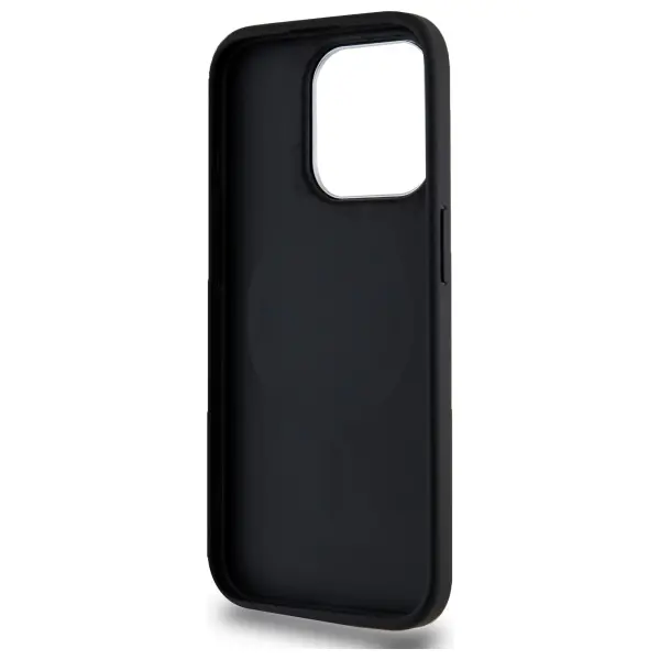 Etui DKNY Plain Logo MagSafe do iPhone 15 Pro Max Czarny