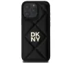 Etui DKNY Quilted Stack Logo do iPhone 16 Pro Max Czarny
