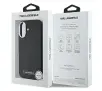 Etui Karl Lagerfeld Monogram Choupette Head Pin do iPhone 16 Czarny