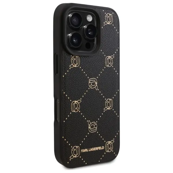 Etui Karl Lagerfeld MagSafe Karl Head do iPhone 16 Pro Max Czarny