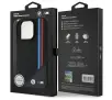 Etui BMW M Meshed Tricolor Stripes MagSafe do iPhone 16 Pro Max Czarny